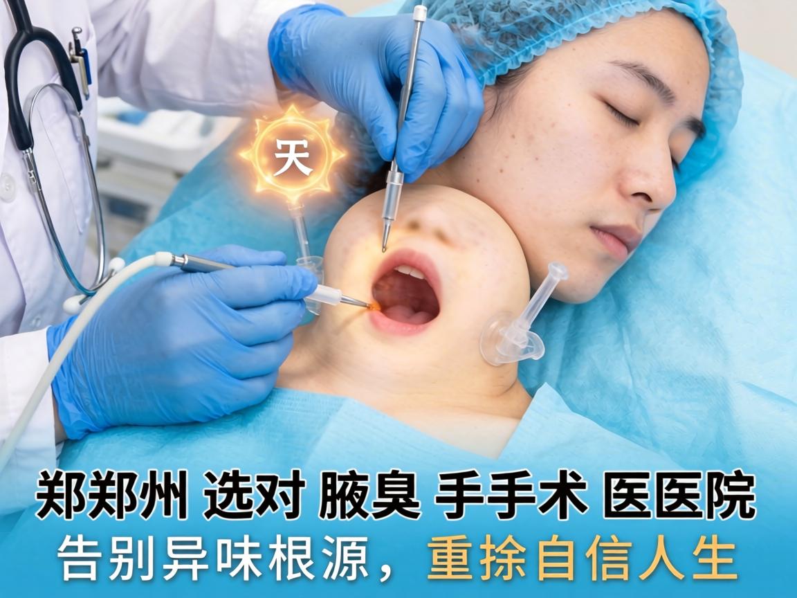 在郑州选对腋臭手术医院,告别异味根源,重拾自信人生 在郑州选对腋臭手术医院,告别异味根源,重拾自信人生