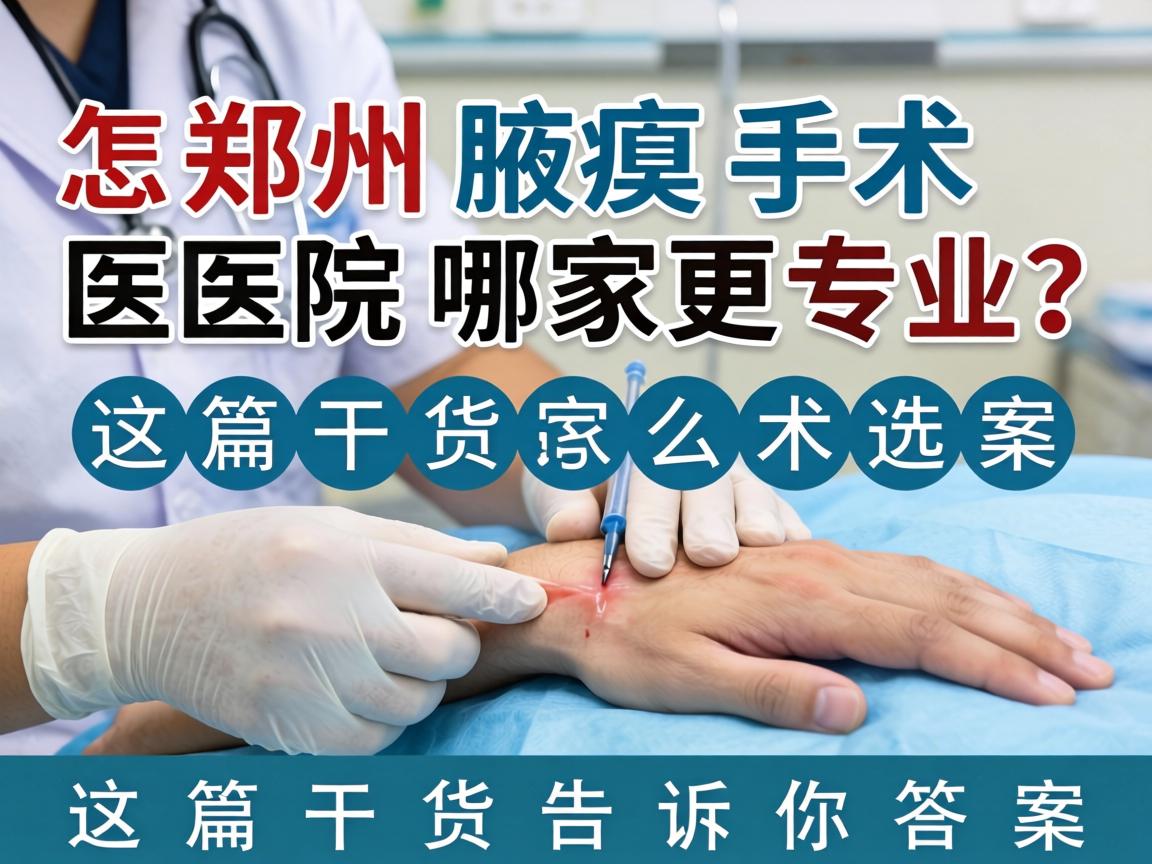 郑州腋臭手术医院怎么选？郑州腋臭手术医院哪家更专业？这篇干货告诉你答案