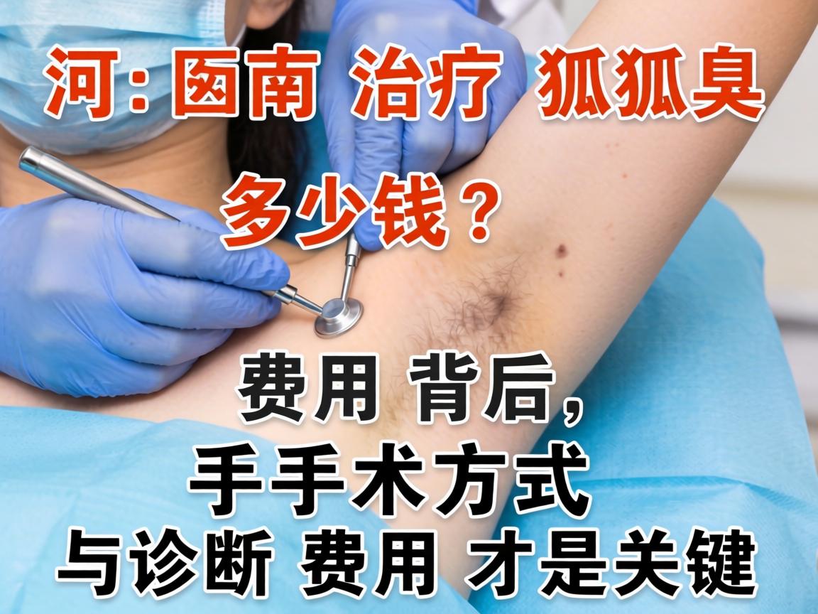 河南治疗狐臭多少钱？费用背后，手术方式与诊断费用才是关键