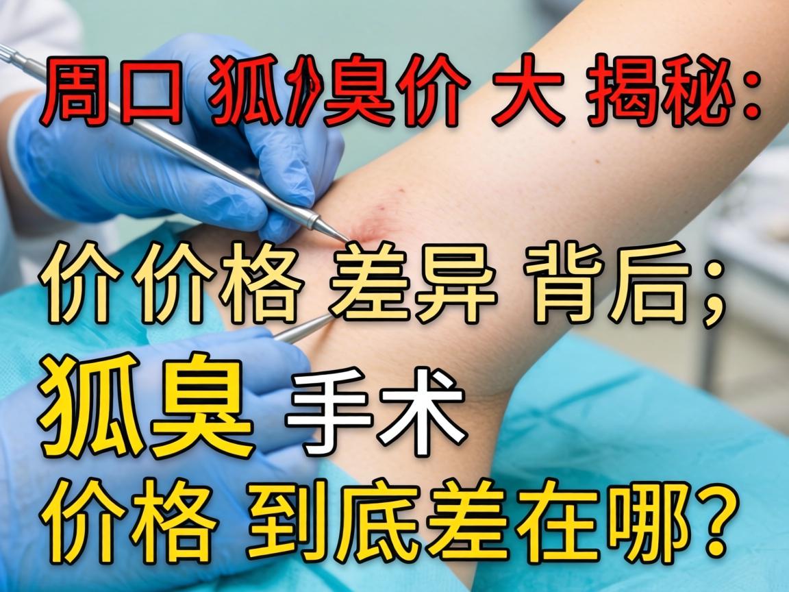 周口狐臭手术价格大揭秘,价格差异背后,狐臭手术价格到底差在哪? 周口狐臭手术价格大揭秘,价格差异背后,狐臭手术价格到底差在哪?