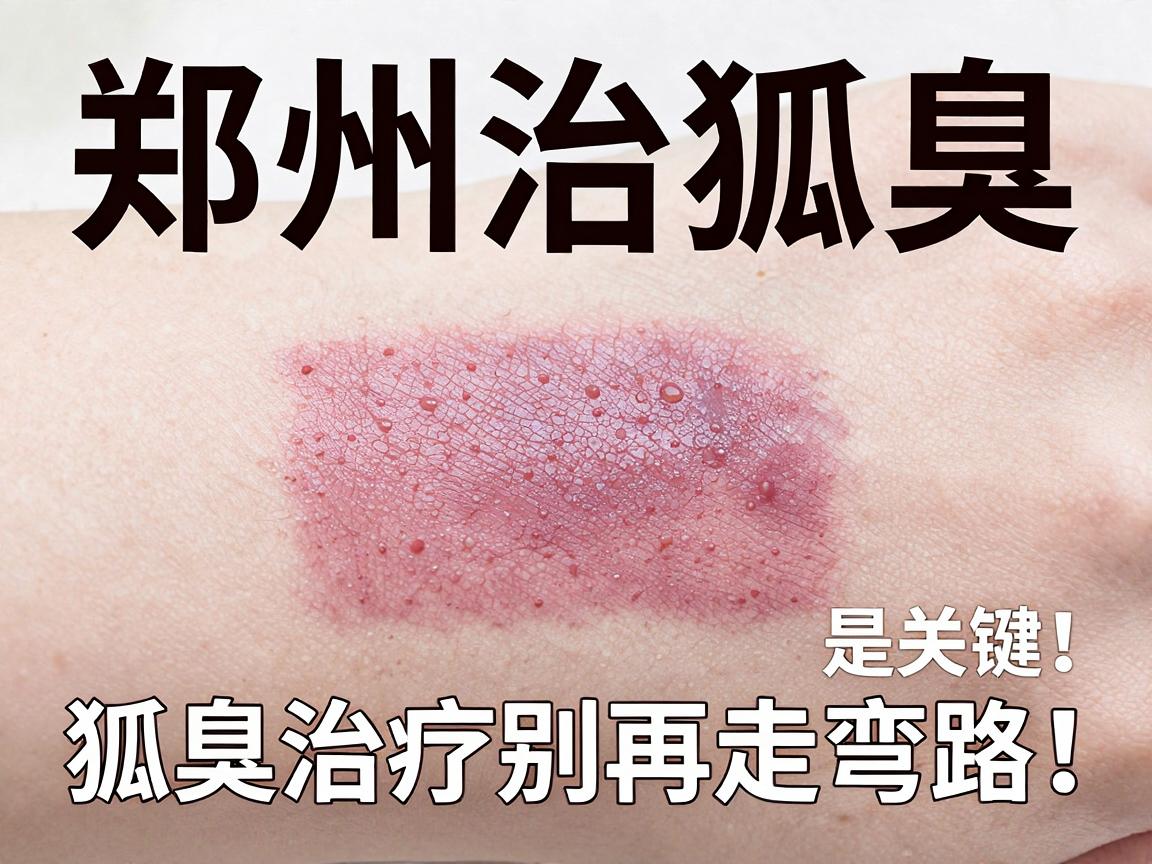 郑州治狐臭，选对医院是关键！狐臭治疗别再走弯路