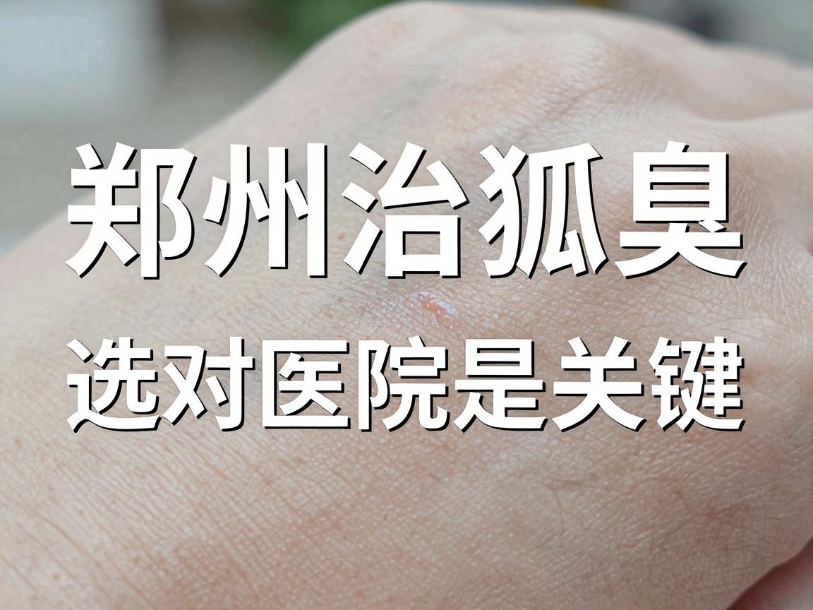 郑州治狐臭，选对医院是关键，郑州专业狐臭医院深度解析