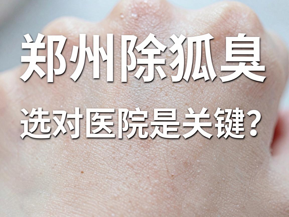 郑州除狐臭，选对医院是关键，郑州除狐臭医院怎么选？这份指南请收好