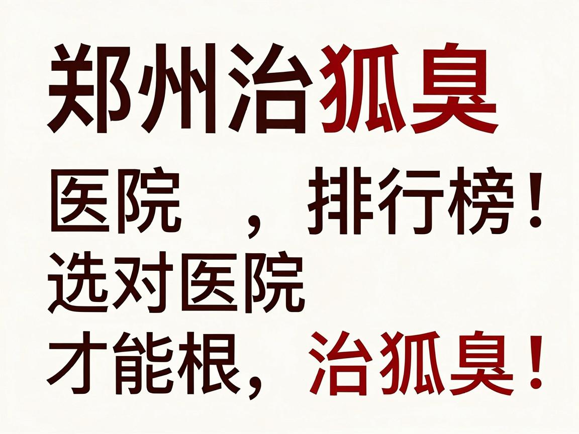 郑州治狐臭医院排行榜,选对医院才能根治狐臭,这份郑州治狐臭医院榜单别错过 郑州治狐臭医院排行榜,选对医院才能根治狐臭,这份郑州治狐臭医院榜单别错过