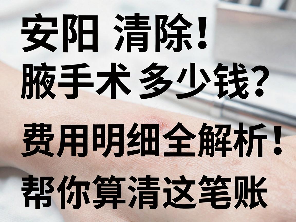 安阳清除腋臭手术多少钱?费用明细全解析,帮你算清这笔账 安阳清除腋臭手术多少钱?费用明细全解析,帮你算清这笔账