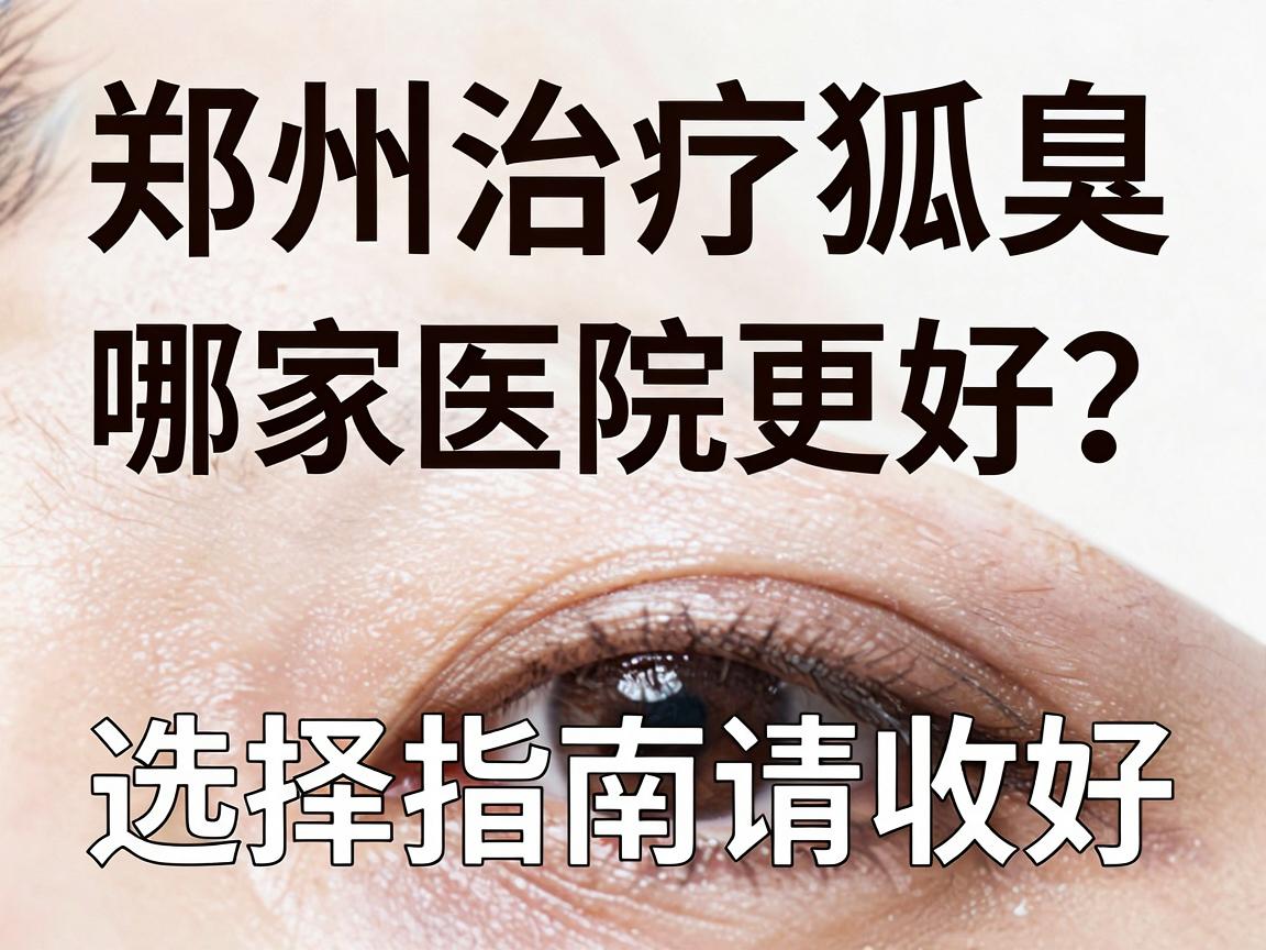 郑州治疗狐臭,哪家医院更好?这份选择指南请收好 郑州治疗狐臭,哪家医院更好?这份选择指南请收好