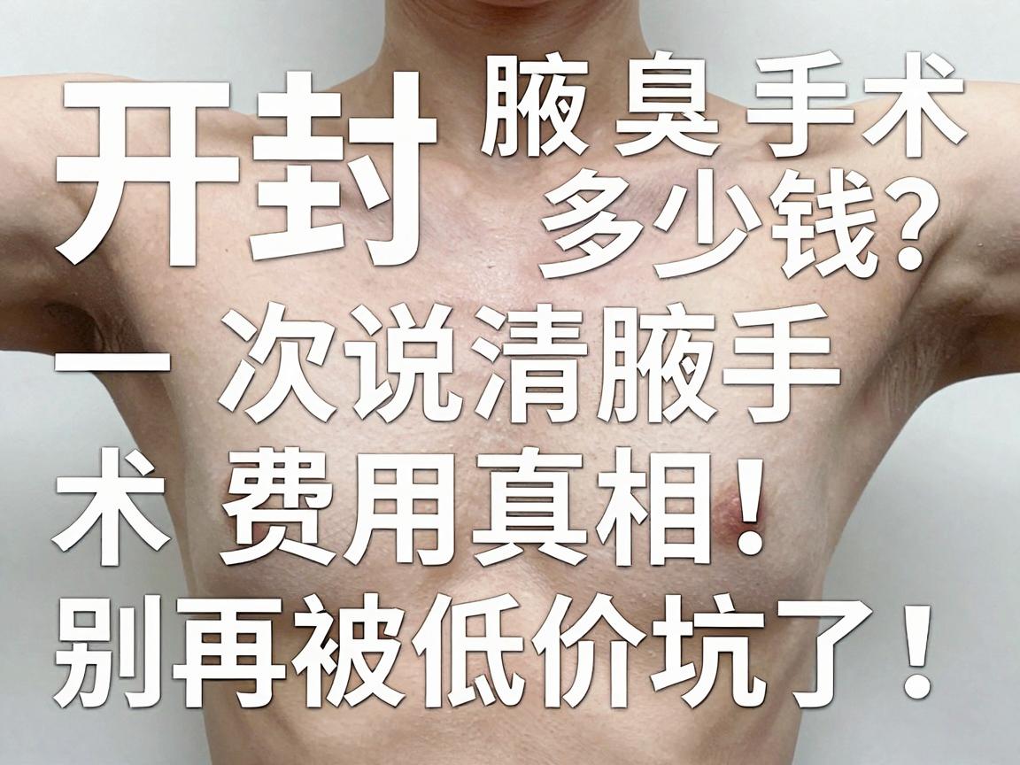 开封腋臭手术多少钱?一次说清腋臭手术费用真相,别再被低价坑了! 开封腋臭手术多少钱?一次说清腋臭手术费用真相,别再被低价坑了!