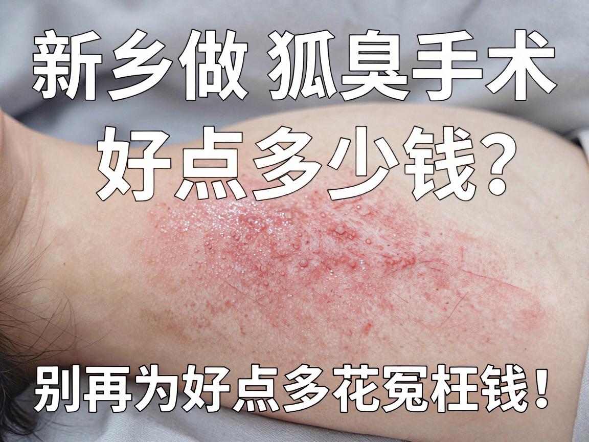 新乡做狐臭手术好点多少钱？价格差异大，别再为好点多花冤枉钱！