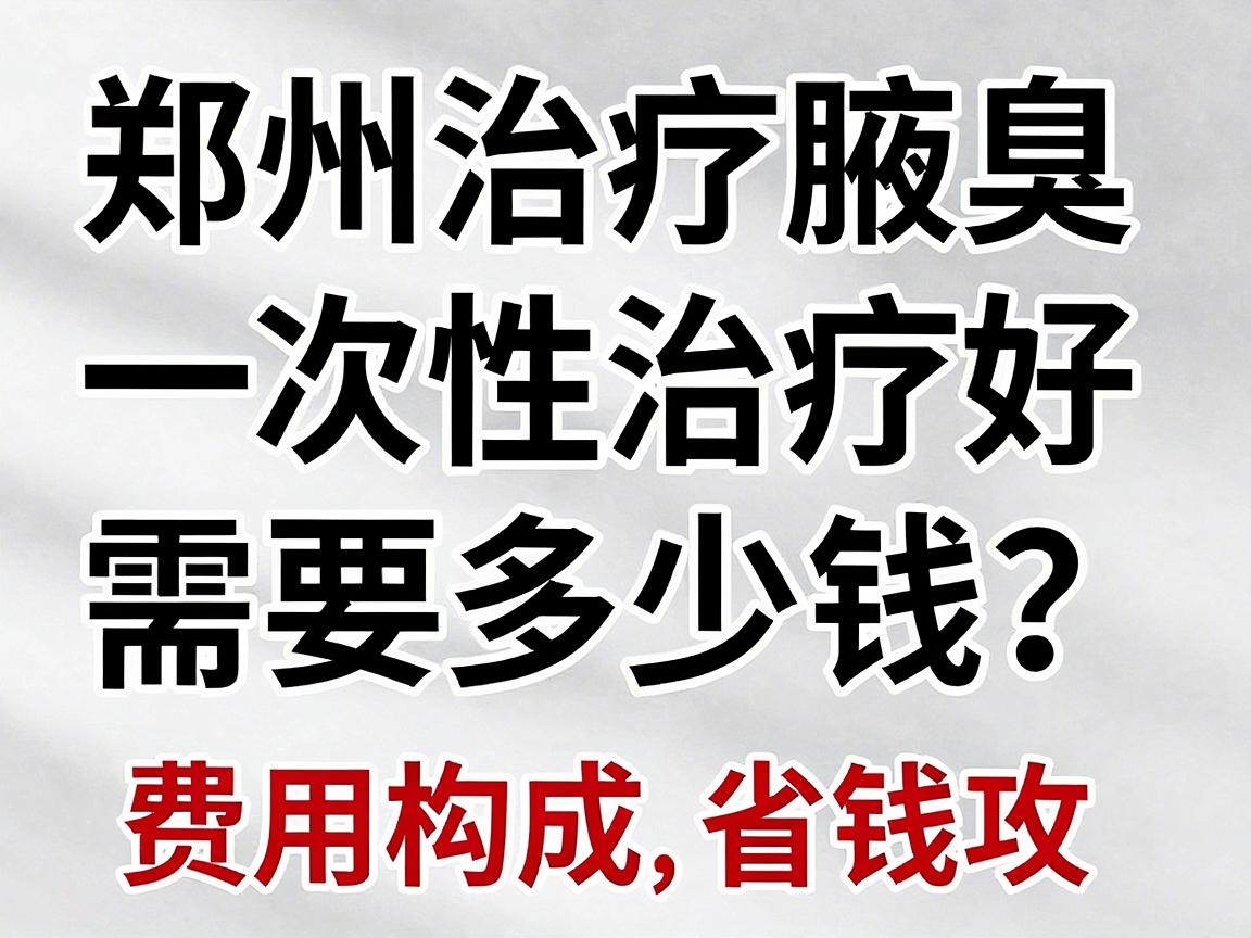 郑州治疗腋臭一次性治疗好需要多少钱?揭秘费用构成与省钱攻略 郑州治疗腋臭一次性治疗好需要多少钱?揭秘费用构成与省钱攻略