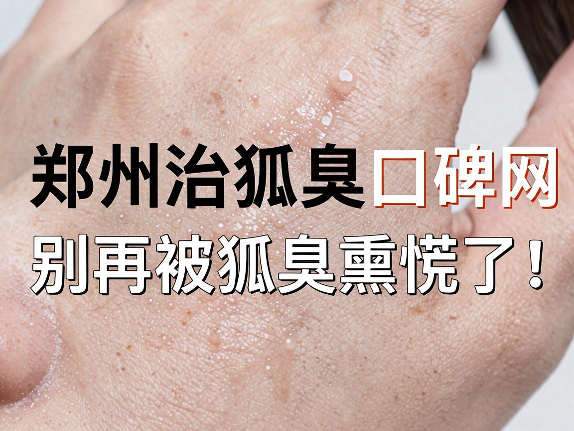 郑州治狐臭口碑网，别再被狐臭熏慌了，这份郑州狐臭医院攻略请收好