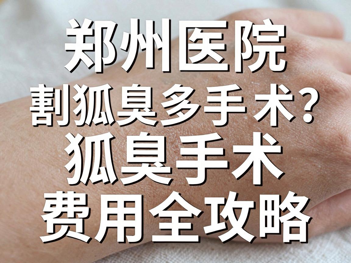 郑州医院割狐臭手术多少钱啊?2025年最新费用解析,狐臭手术费用全攻略 郑州医院割狐臭手术多少钱啊?2025年最新费用解析,狐臭手术费用全攻略