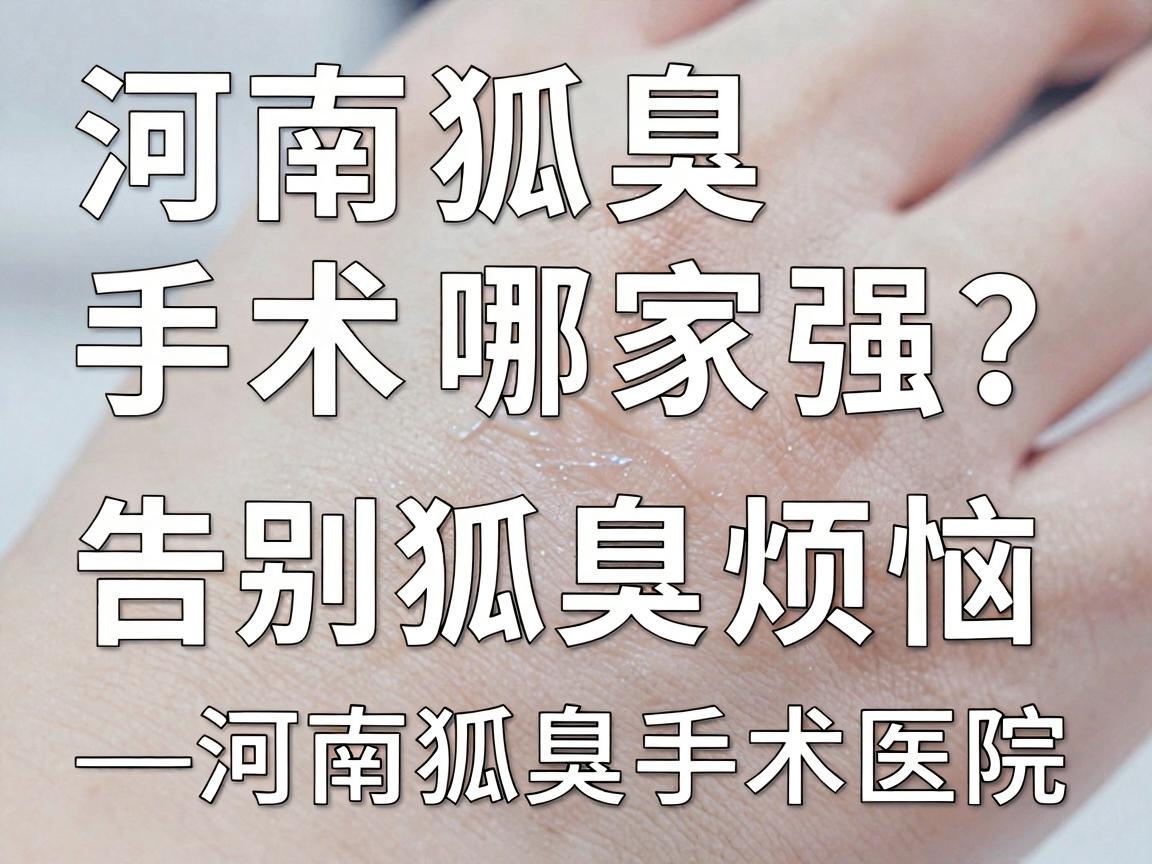 河南狐臭手术哪家强？选对医院，告别狐臭烦恼—河南狐臭手术医院深度对比