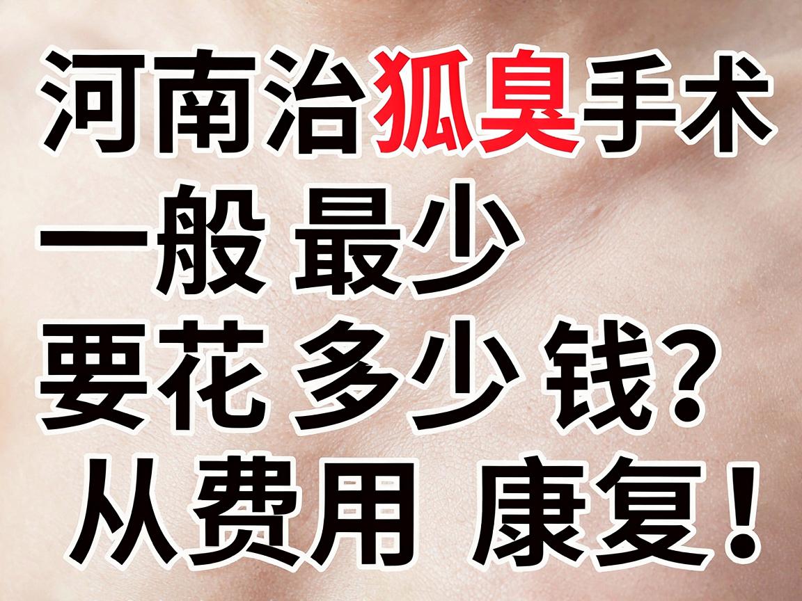 河南治狐臭手术一般最少要花多少钱?从费用到康复,一篇说清狐臭手术花费 河南治狐臭手术一般最少要花多少钱?从费用到康复,一篇说清狐臭手术花费