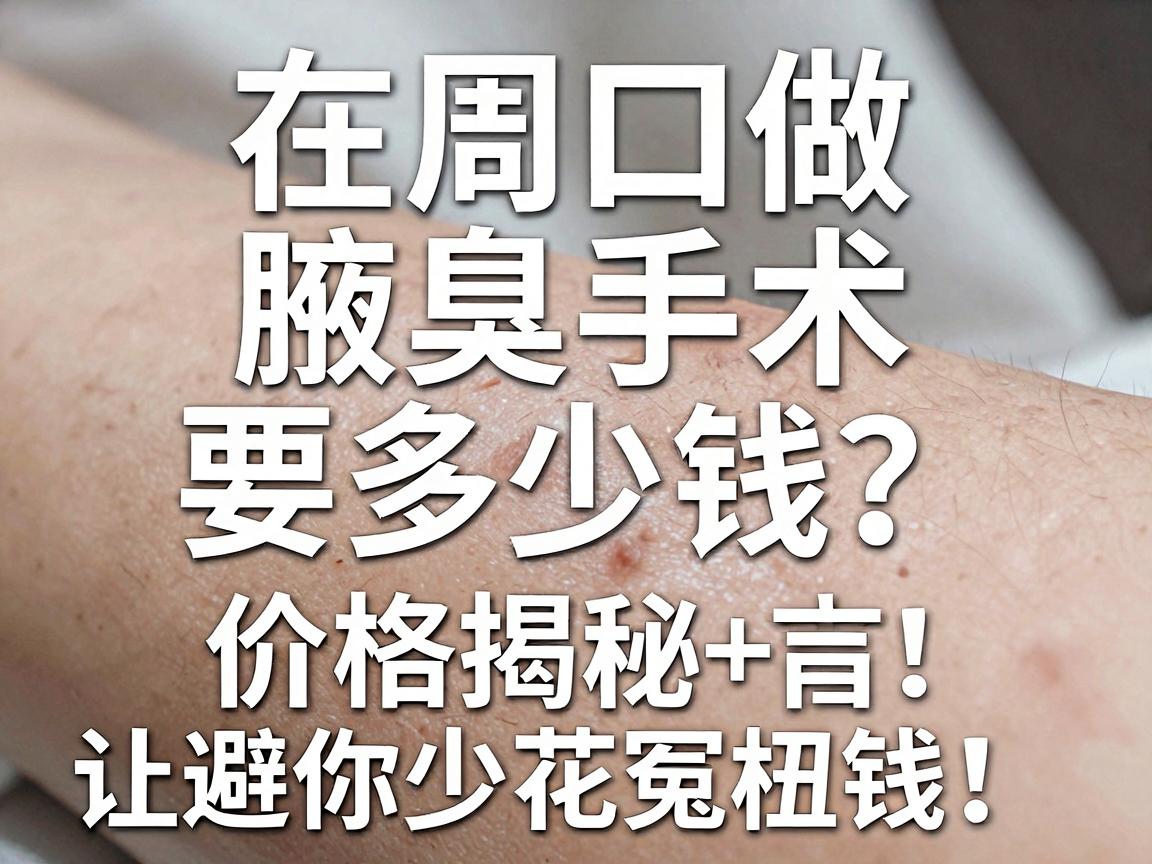 在周口做腋臭手术要多少钱?价格揭秘+避坑指南,让你少花冤枉钱 在周口做腋臭手术要多少钱?价格揭秘+避坑指南,让你少花冤枉钱