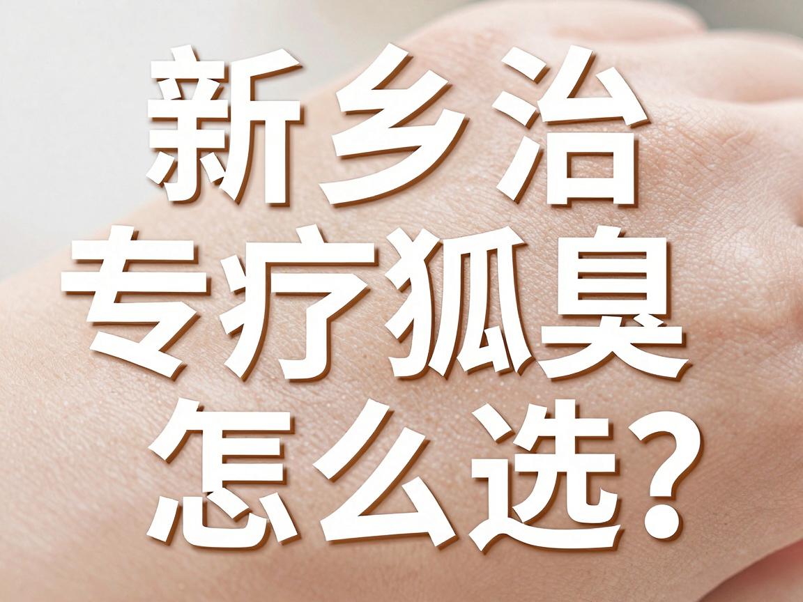 新乡治疗狐臭专科医院怎么选？这份新乡狐臭诊疗攻略请收好