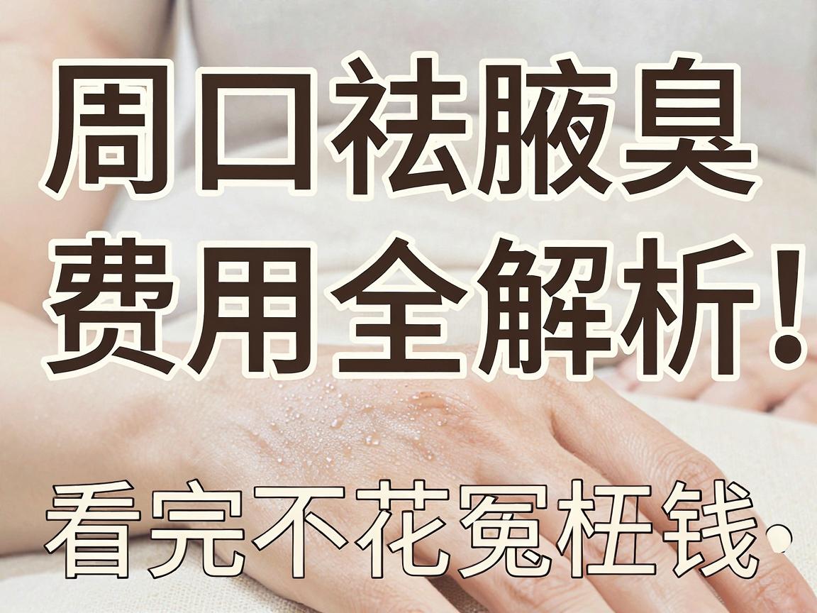 周口祛腋臭手术多少钱？周口祛腋臭费用全解析，看完不花冤枉钱