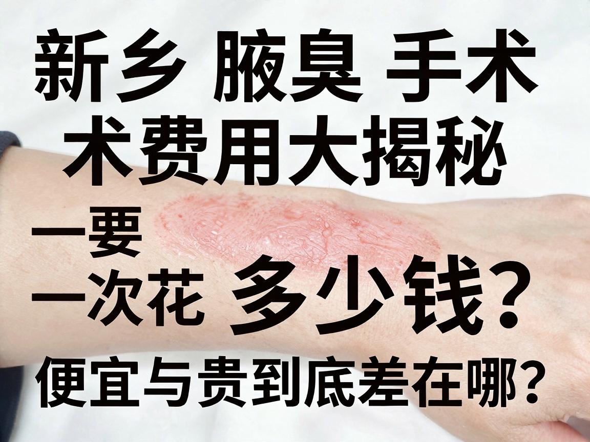 新乡腋臭手术费用大揭秘,一次手术要花多少钱?便宜与贵到底差在哪? 新乡腋臭手术费用大揭秘,一次手术要花多少钱?便宜与贵到底差在哪?