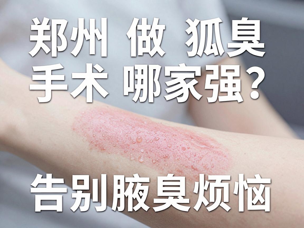 郑州做狐臭手术哪家强?选对医院选对技术,告别腋臭烦恼 郑州做狐臭手术哪家强?选对医院选对技术,告别腋臭烦恼