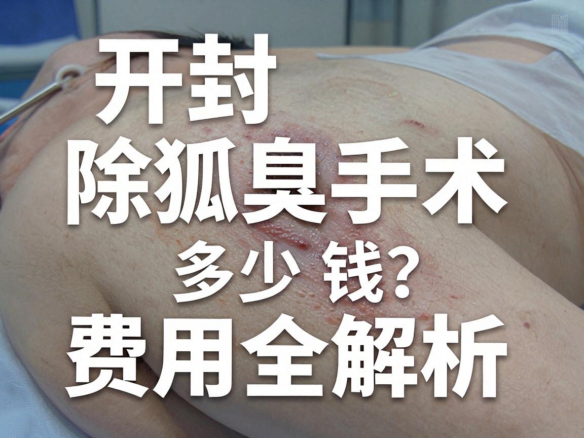开封医院除狐臭手术多少钱?除狐臭手术费用全解析 开封医院除狐臭手术多少钱?除狐臭手术费用全解析