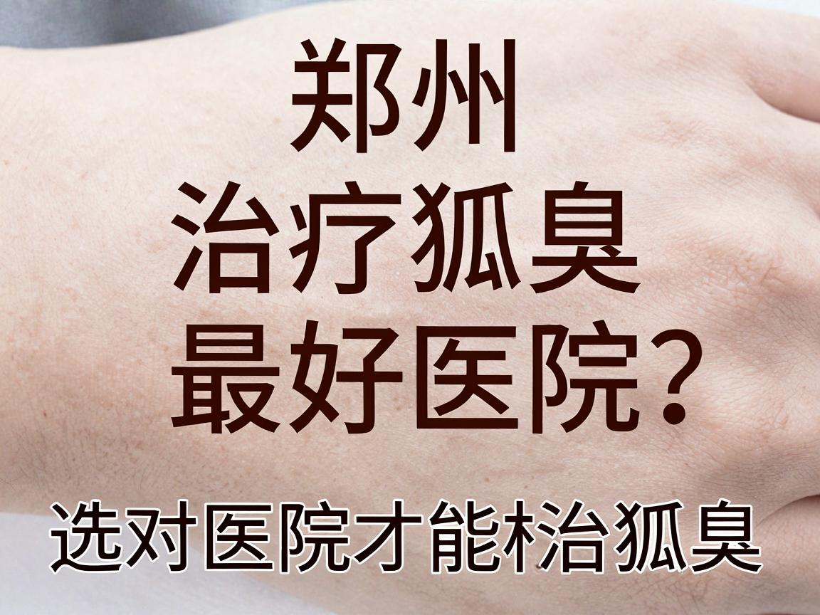 郑州治疗狐臭最好医院是哪家?选对医院才能根治狐臭 郑州治疗狐臭最好医院是哪家?选对医院才能根治狐臭