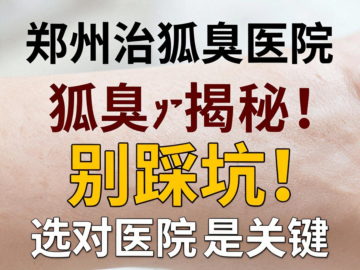 狐臭治疗别踩坑!郑州治狐臭医院排名揭秘,选对医院是关键 狐臭治疗别踩坑!郑州治狐臭医院排名揭秘,选对医院是关键