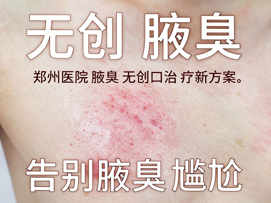 无创口治腋臭,郑州医院腋臭无创口治疗新方案,告别腋臭尴尬 无创口治腋臭,郑州医院腋臭无创口治疗新方案,告别腋臭尴尬