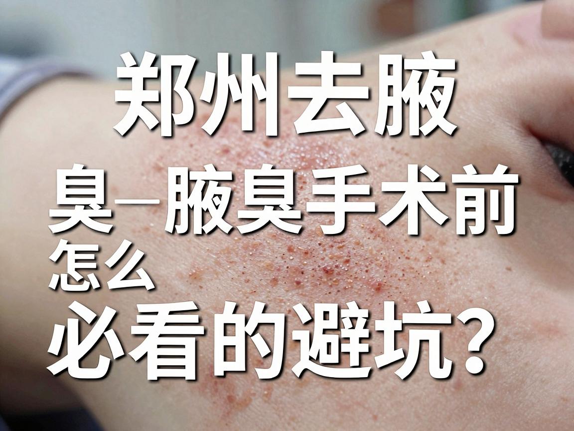 郑州去腋臭手术医院怎么选?郑州腋臭手术前必看的避坑指南 郑州去腋臭手术医院怎么选?郑州腋臭手术前必看的避坑指南