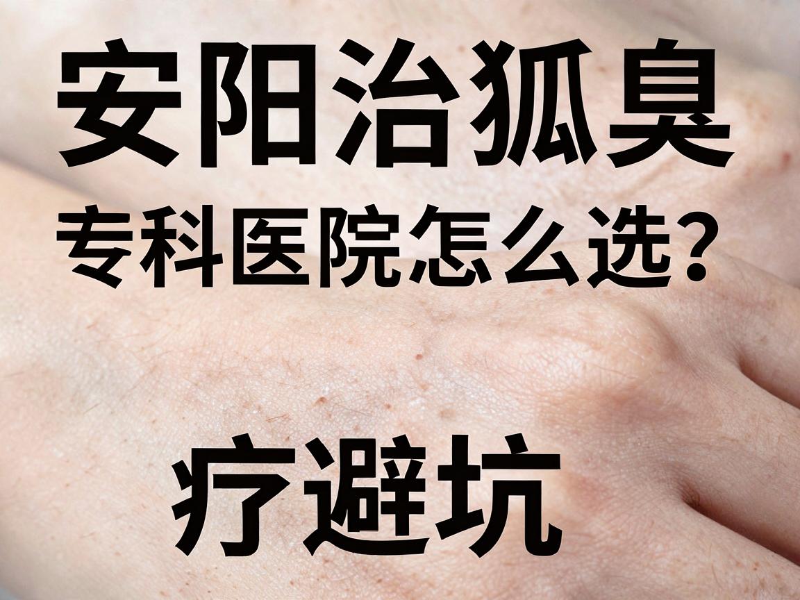 安阳治狐臭,专科医院怎么选?安阳狐臭治疗避坑指南 安阳治狐臭,专科医院怎么选?安阳狐臭治疗避坑指南