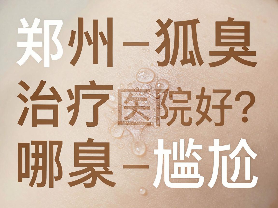 郑州治疗狐臭哪家医院好？这家医院用微创技术终结狐臭尴尬