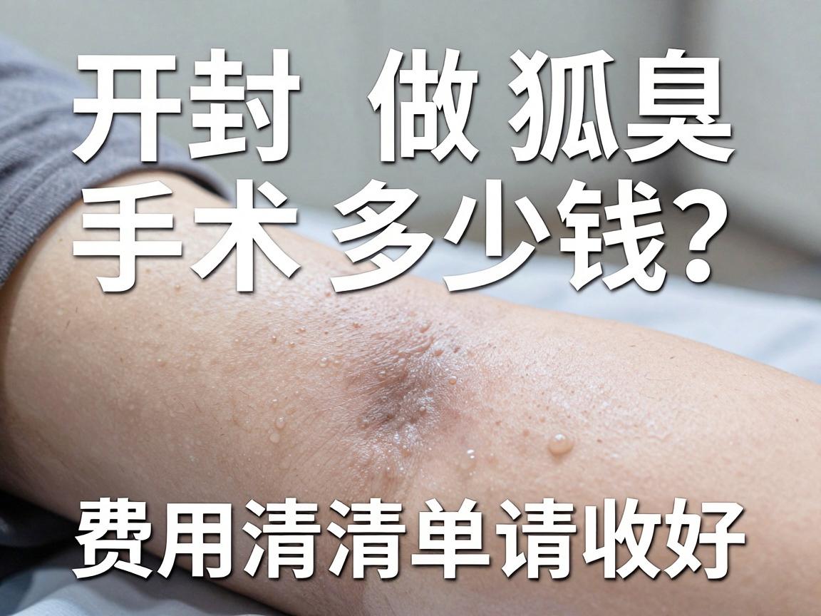 开封做狐臭手术多少钱?别再为价格踩坑,这份费用清单请收好 开封做狐臭手术多少钱?别再为价格踩坑,这份费用清单请收好