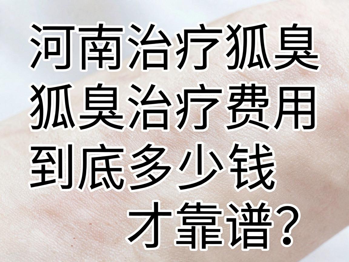 河南治疗狐臭多少钱?狐臭治疗费用到底多少钱才靠谱? 河南治疗狐臭多少钱?狐臭治疗费用到底多少钱才靠谱?