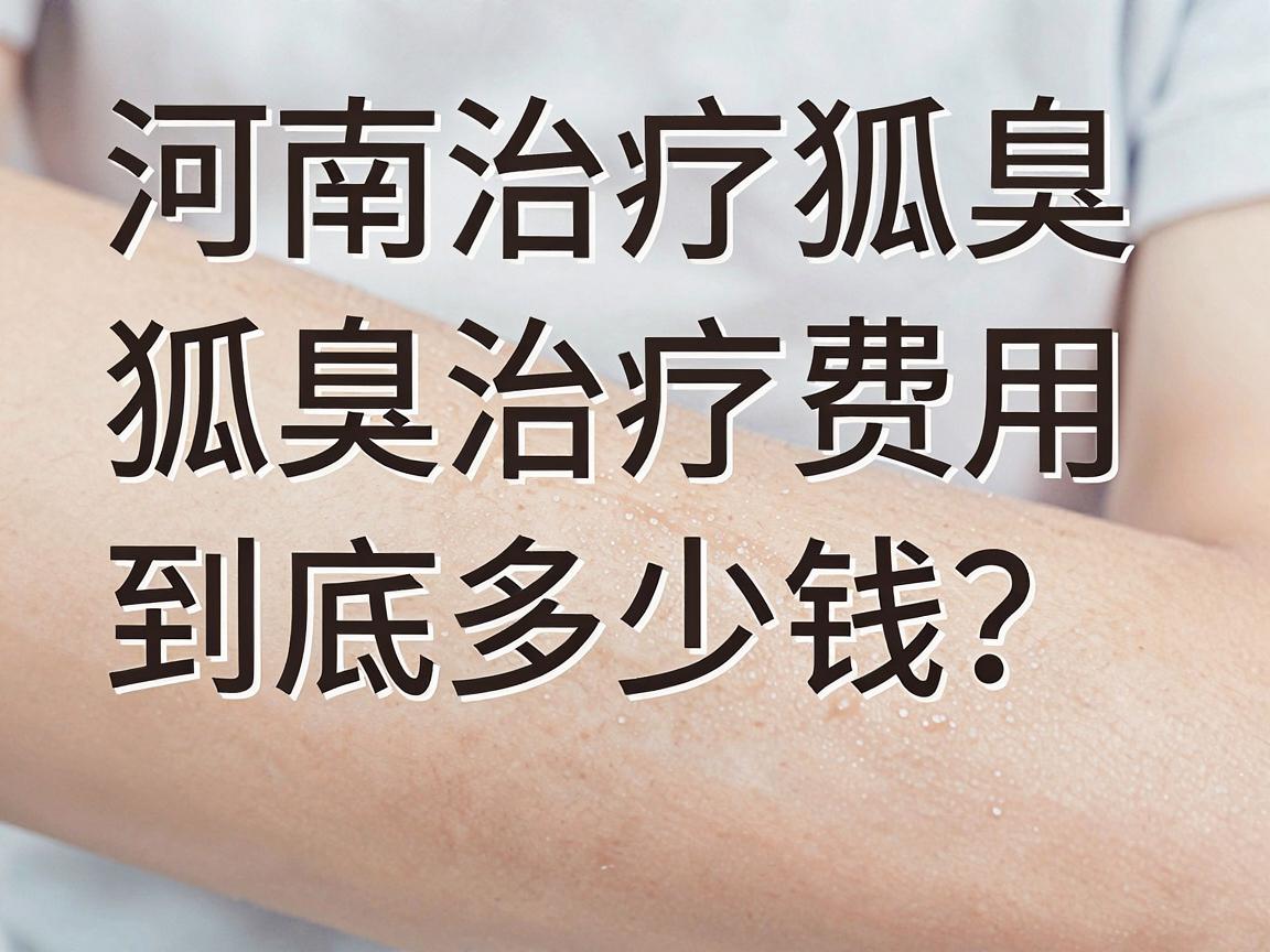 河南治疗狐臭多少钱?狐臭治疗费用到底多少钱才靠谱? 河南治疗狐臭多少钱?狐臭治疗费用到底多少钱才靠谱?