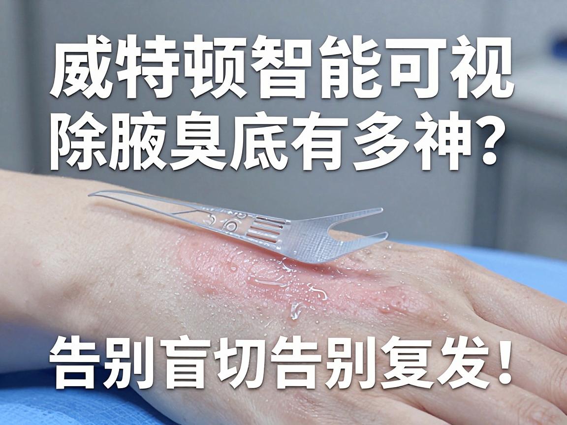 揭秘威特顿智能可视，除腋臭手术的透视眼到底有多神？告别盲切，告别复发！