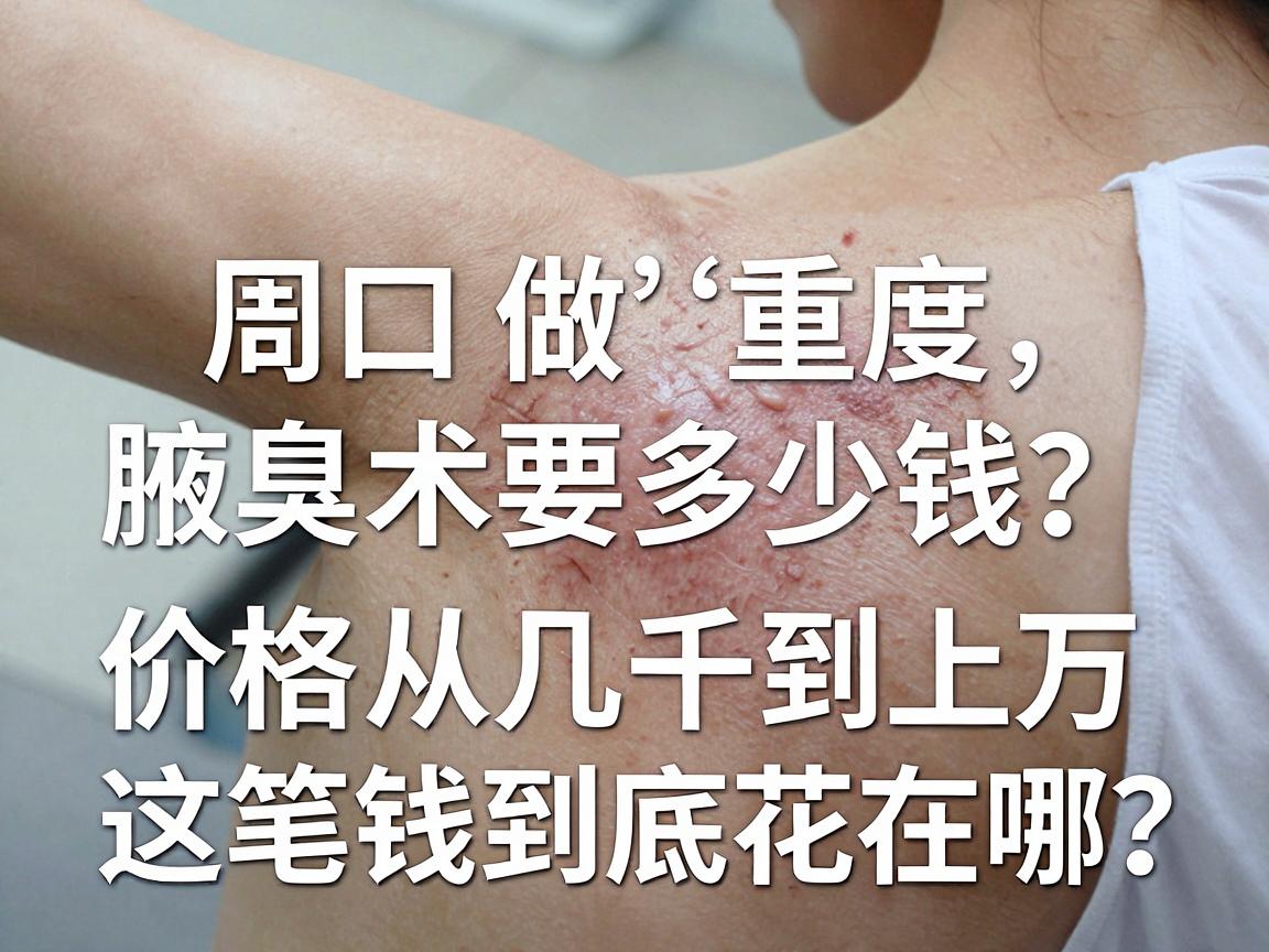 周口做重度腋臭手术要多少钱?价格从几千到上万,这笔钱到底花在哪? 周口做重度腋臭手术要多少钱?价格从几千到上万,这笔钱到底花在哪?