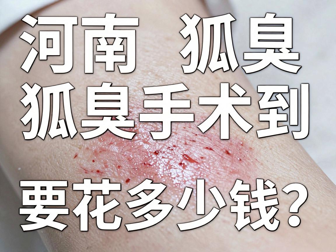 河南狐臭手术费用大揭秘，狐臭手术到底要花多少钱？医生带你算清狐臭手术这笔账
