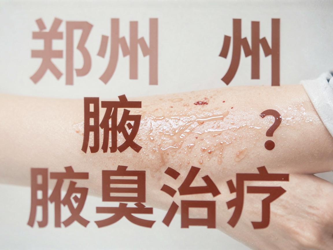 郑州腋臭治疗，医院怎么选？专业医院的治疗方案，让你告别腋臭尴尬