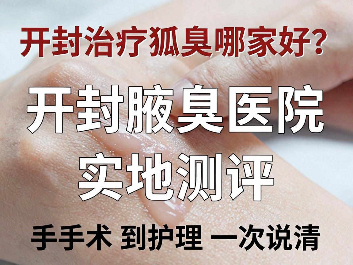 开封治疗狐臭哪家好?开封腋臭医院实地测评,从手术到护理一次说清 开封治疗狐臭哪家好?开封腋臭医院实地测评,从手术到护理一次说清