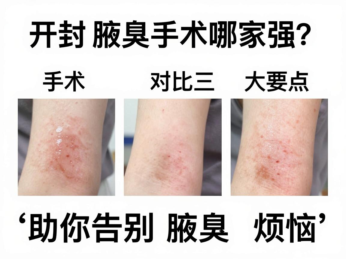 开封腋臭手术哪家强?手术对比三大要点,助你告别腋臭烦恼 开封腋臭手术哪家强?手术对比三大要点,助你告别腋臭烦恼