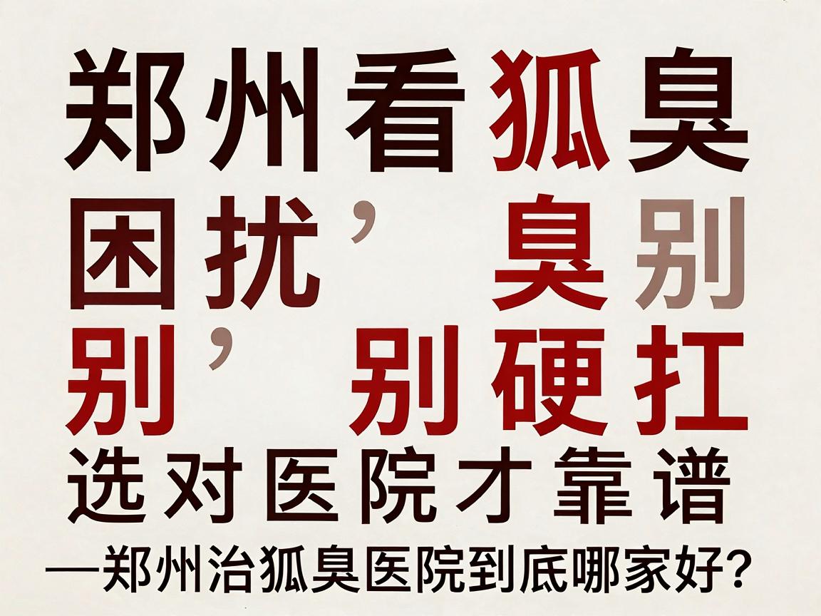 狐臭困扰别硬扛,郑州看狐臭,选对医院才靠谱—郑州治狐臭医院到底哪家好? 狐臭困扰别硬扛,郑州看狐臭,选对医院才靠谱—郑州治狐臭医院到底哪家好?