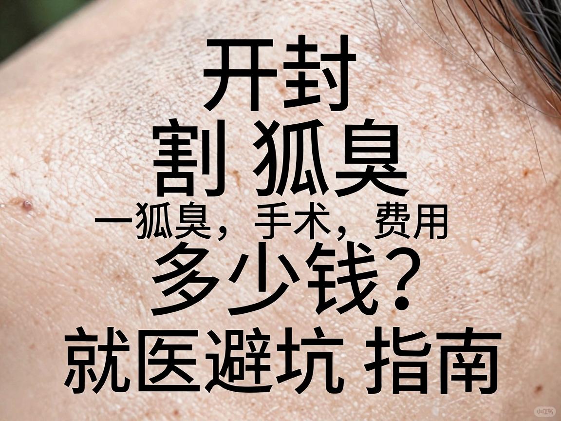 开封割狐臭多少钱?一文讲透狐臭手术费用与就医避坑指南 开封割狐臭多少钱?一文讲透狐臭手术费用与就医避坑指南