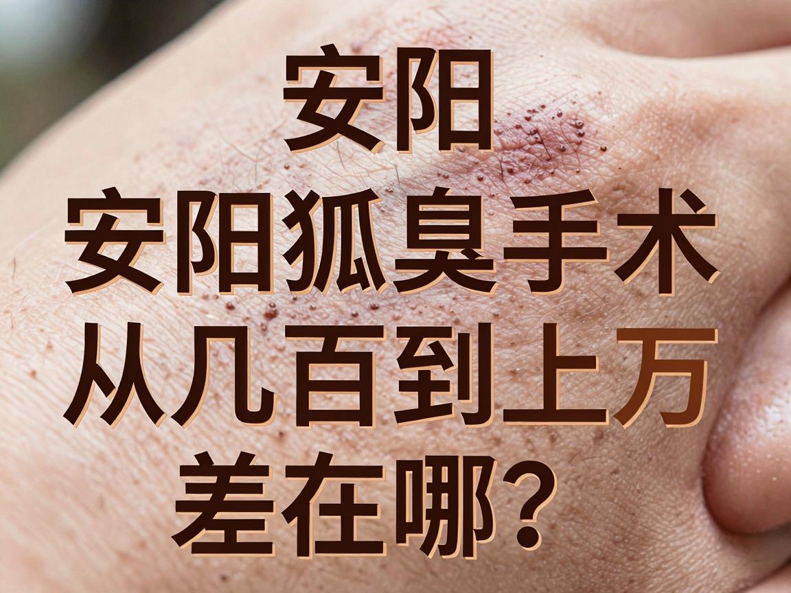 安阳狐臭治疗费用大揭秘,安阳狐臭手术价格从几百到上万,差在哪? 安阳狐臭治疗费用大揭秘,安阳狐臭手术价格从几百到上万,差在哪?