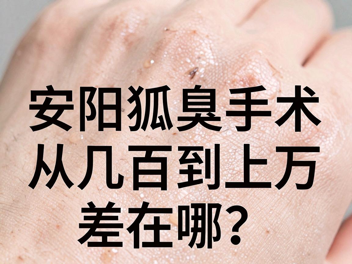 安阳狐臭治疗费用大揭秘,安阳狐臭手术价格从几百到上万,差在哪? 安阳狐臭治疗费用大揭秘,安阳狐臭手术价格从几百到上万,差在哪?