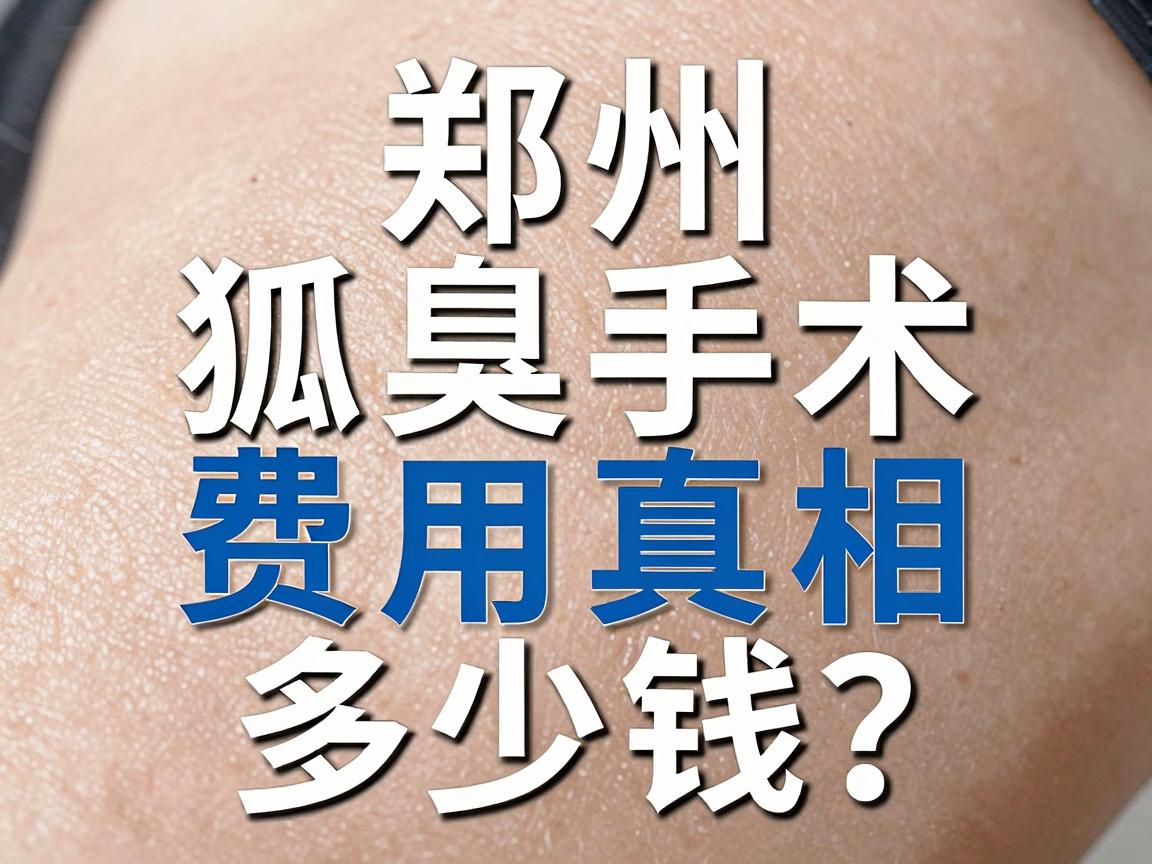 郑州狐臭微创手术多少钱?揭秘狐臭手术费用真相与省钱攻略 郑州狐臭微创手术多少钱?揭秘狐臭手术费用真相与省钱攻略