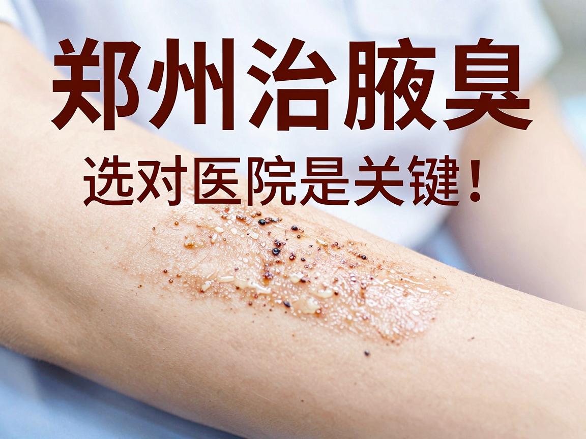 郑州治腋臭，选对医院是关键！专业腋臭医院为何更值得信赖？