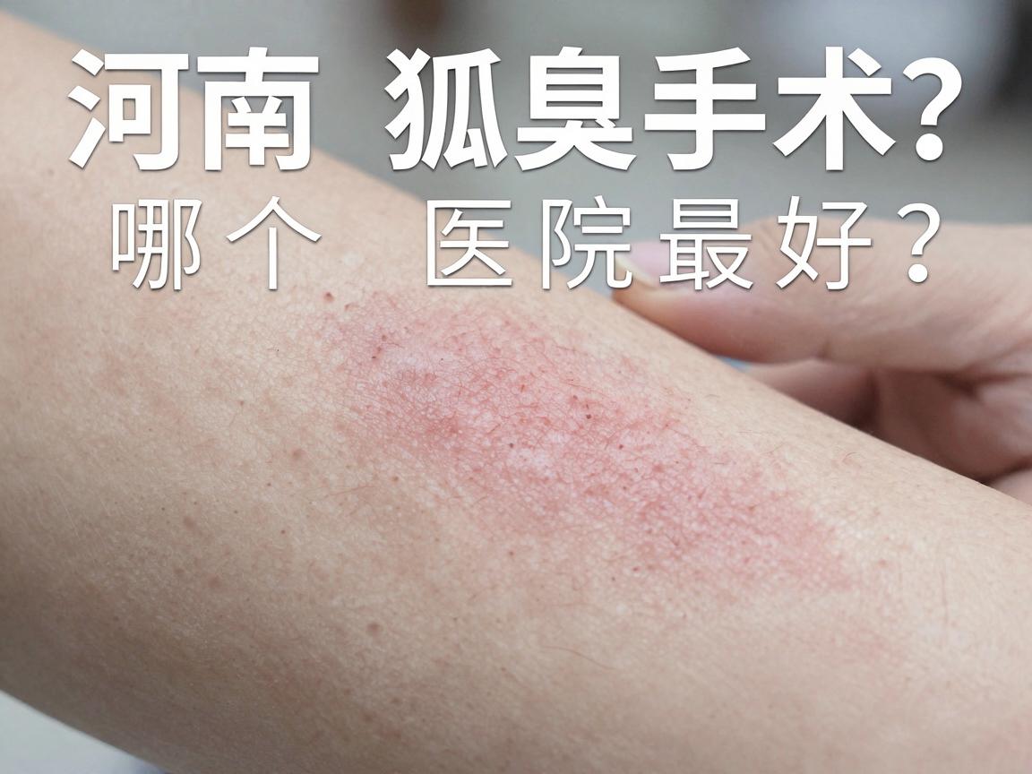 河南狐臭手术哪个医院最好？我的从业十年观察，选对医院，告别狐臭不再难