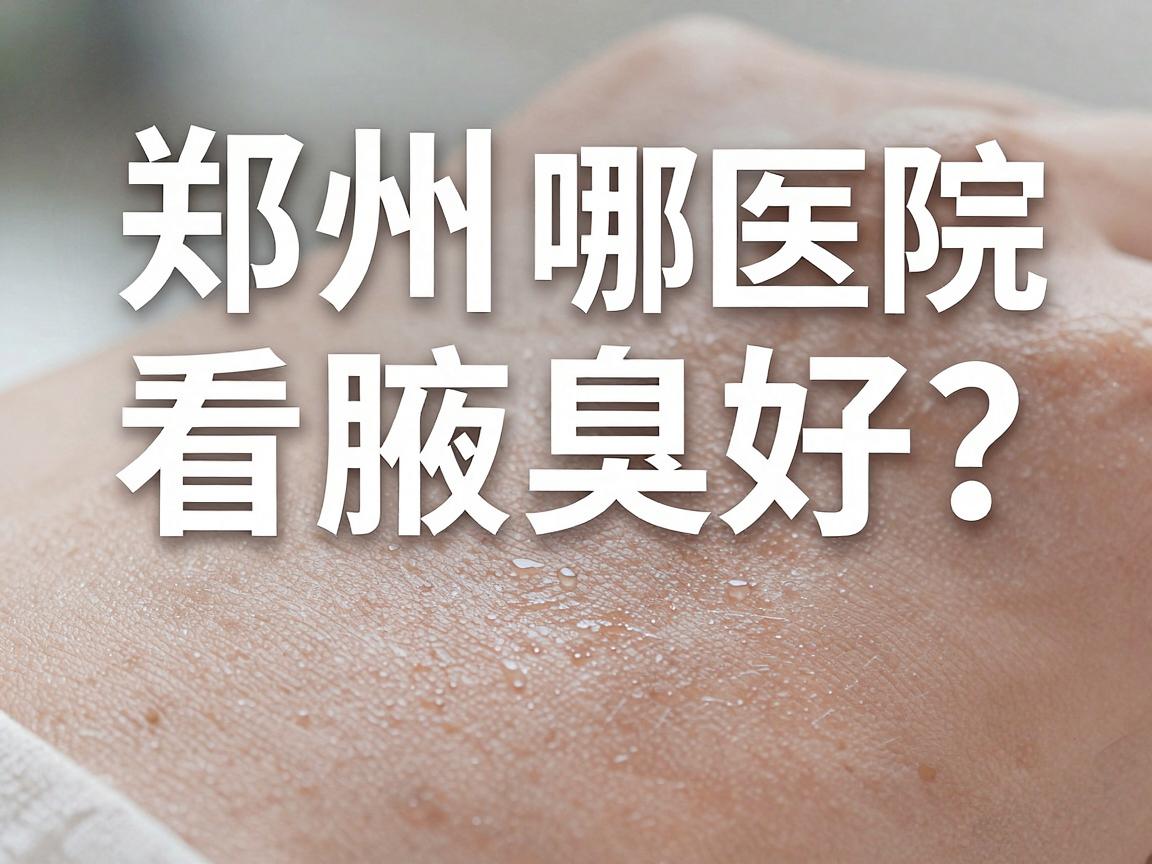 郑州哪家医院看腋臭好？看腋臭选对医院是关键，郑州这些医院值得了解