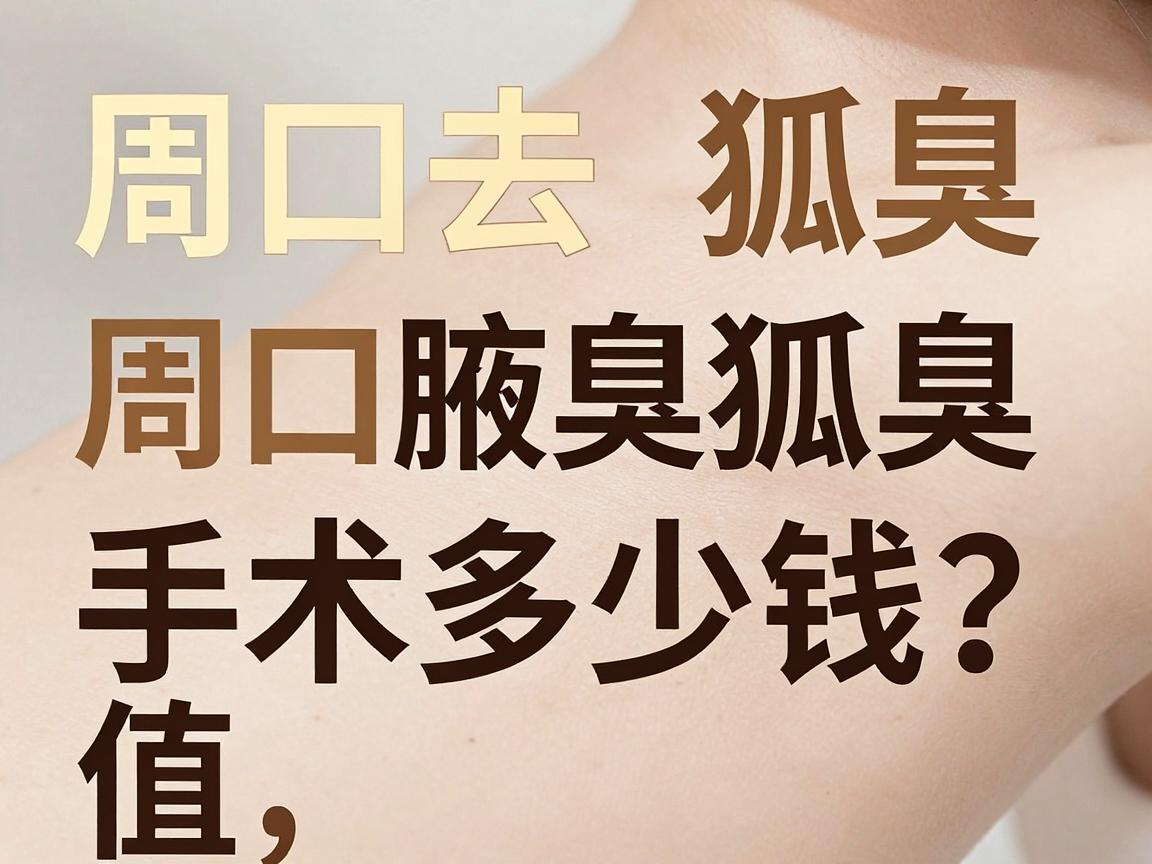 周口去狐臭手术多少钱?深度解析周口腋臭手术费用与价值 周口去狐臭手术多少钱?深度解析周口腋臭手术费用与价值