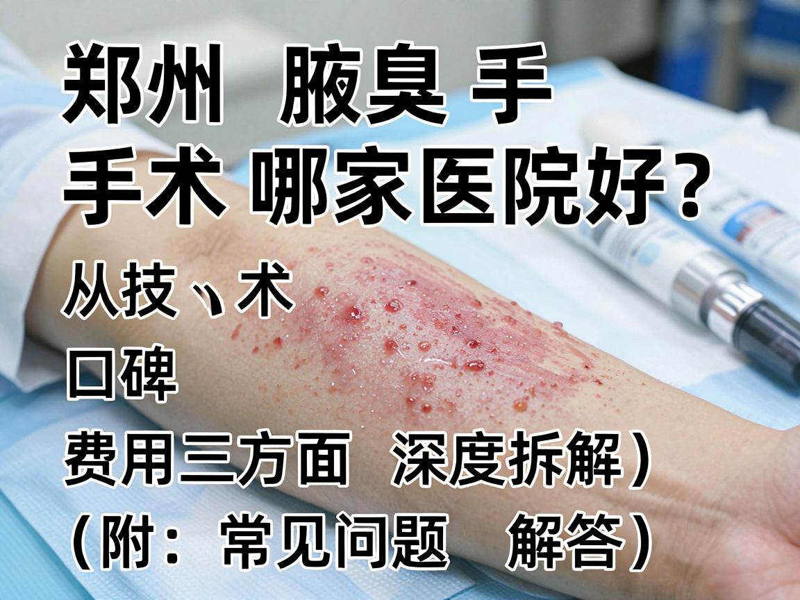 郑州腋臭手术哪家医院好?从技术、口碑、费用三方面深度拆解(附常见问题解答) 郑州腋臭手术哪家医院好?从技术、口碑、费用三方面深度拆解(附常见问题解答)