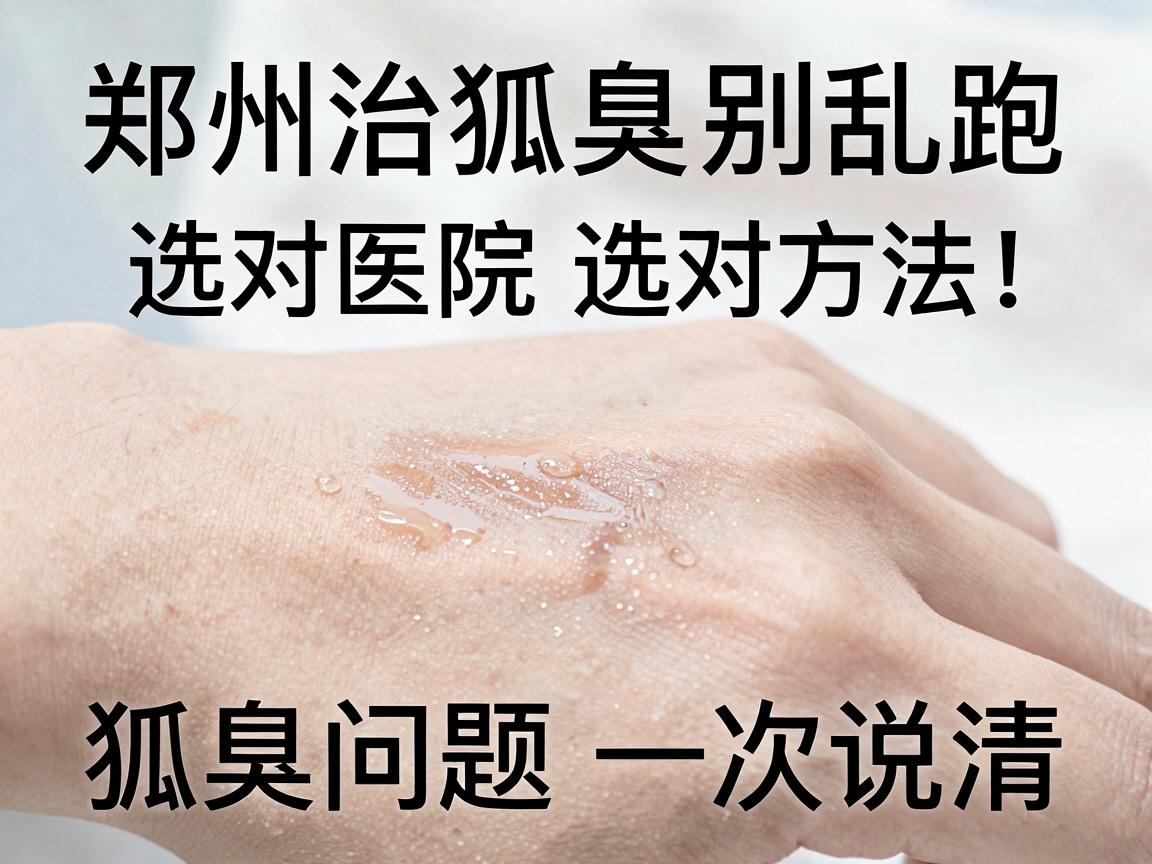 郑州治狐臭别乱跑，选对医院选对方法，狐臭问题一次说清