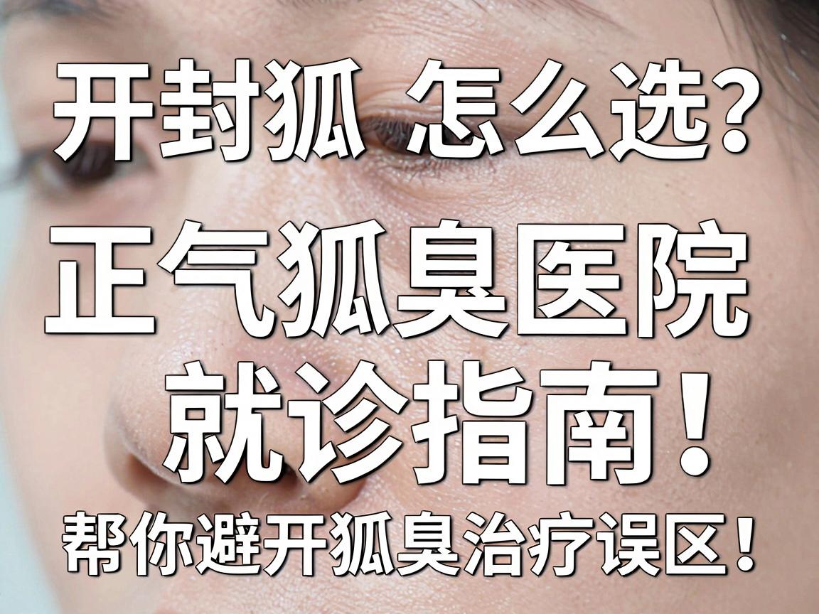 开封狐臭医院怎么选?正规狐臭医院就诊指南,帮你避开狐臭治疗误区 开封狐臭医院怎么选?正规狐臭医院就诊指南,帮你避开狐臭治疗误区